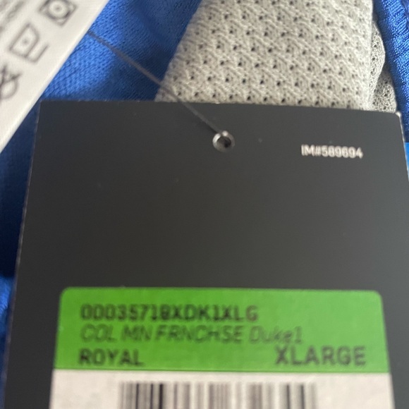 PLAYER ISSUED! Duke Basketball Nike Franchise Shorts - Picture 6 of 7